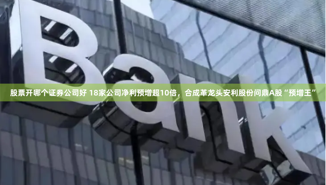股票开哪个证券公司好 18家公司净利预增超10倍，合成革龙头安利股份问鼎A股“预增王”